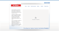 Desktop Screenshot of ktechhoods.com